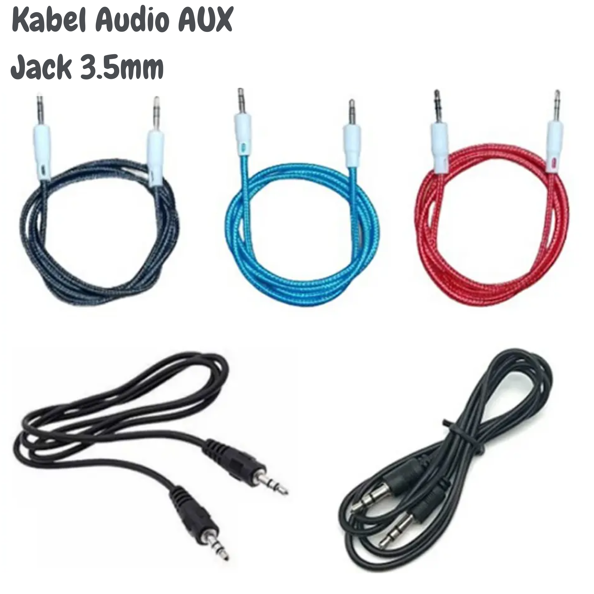 Kabel Audio AUX Jack 3.5mm