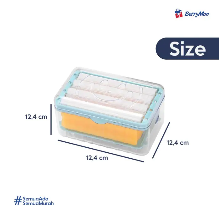 Tempat Sabun Mandi Sabun Batang 2in1 Sistem Roll Otomatis - Gambar 2