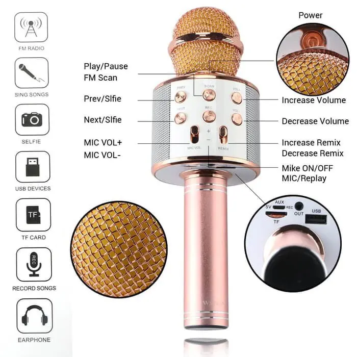 Mic Microphone Speaker - Gambar 3