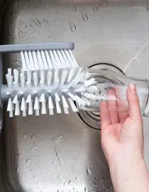 Sikat Pembersih Pencuci Botol Tempel Sistem Vacuum 2in1