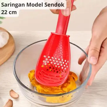 Saringan Model Sendok Multifungsi Bahan Plastik Size 22.5x7cm