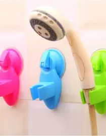 Klip Holder Gantungan Shower Bahan Plastik
