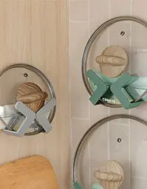 Rak Tutup Panci dan Talenan Tempel Serbaguna Size 21x9x6cm