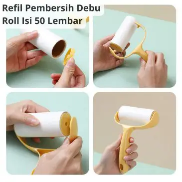 Refil Alat Bantu Pembersih Debu Roll Isi 50 Lembar