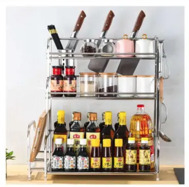 Rak bumbu dapur 3Tingkat 40cm