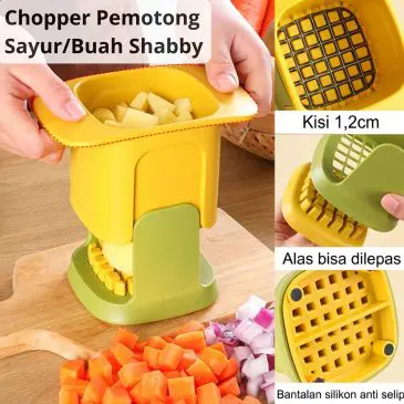 Chopper Alat Pemotong Buah dan Sayur Shabby