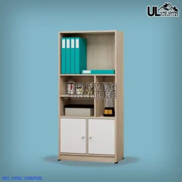 Rak buku serbaguna 6 pintu