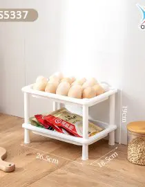 Rak Susun Plastik Oxi S5337 Serbaguna 2 Susun Kotak