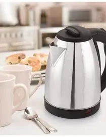 Teko Listrik Pemanas Air SQRS Stainless Steel Kapasitas 2 Liter Daya 350 Watt