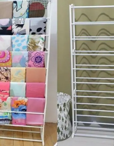 Rak Jilbab / Rak Sepatu Susun Serbaguna Dimensi 51x24x140cm