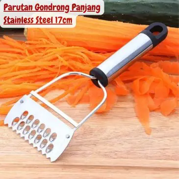 Parutan Gondrong Panjang Stainless Steel Parutan Keju Coklat Sayur dan Buah 17cm