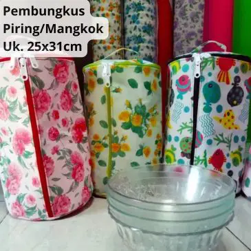Cover Pelindung Pembungkus Piring Anti Debu dan Kecoak Size 25x31cm