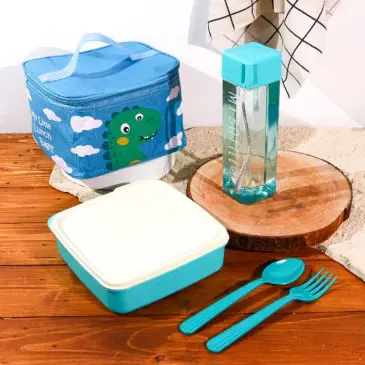 Tas Bekal Makanan Anak Shuga Set Kotak Makan + Botol Minum Cantik - Gambar 6