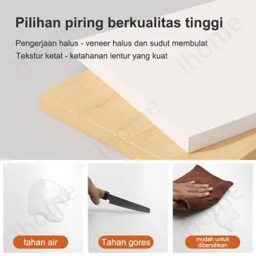 Rak buku multifungsi minimalis 3 susun - Gambar 8