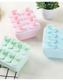 Cetakan Es Krim Loli DIY 8 Slot Dengan Tangkai