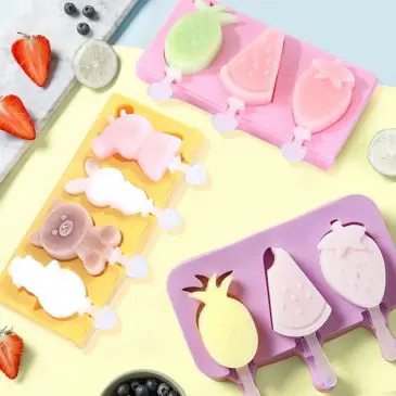 Cetakan Es Krim Cube DIY 3 Kisi