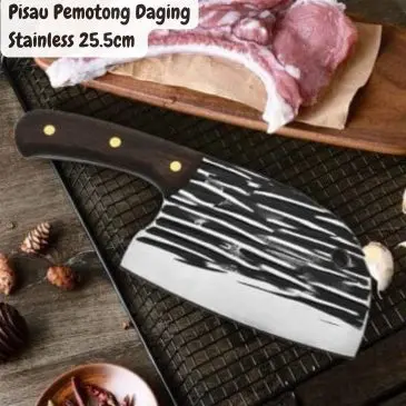 Pisau Pemotong Daging Stainless Steel Fanci 25.5cm