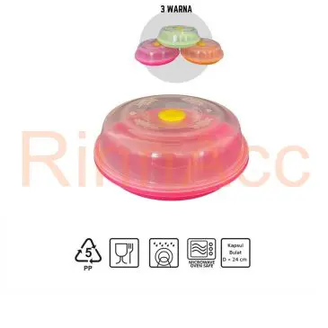 Tempat Penyimpanan Kue Plastik Model Bulat