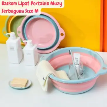 Baskom Lipat Portable Muzy Serbaguna Size M