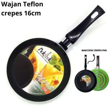Wajan Teflon Pencetak Kulit Pangsit Risol Crepes 16cm