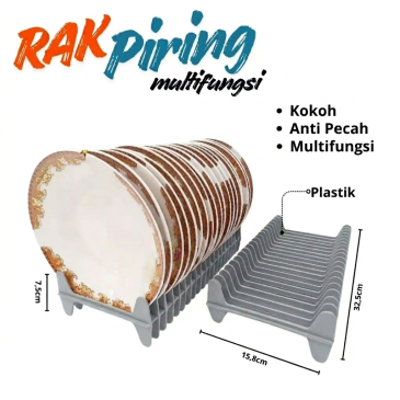 Rak Piring Plastik Sparta 19 Sekat