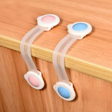 Pengaman Pengait Kunci Pintu Laci dan Lemari Tali Plastik Karakter