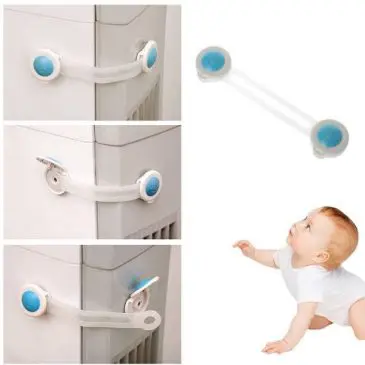 Pengaman Pengait Kunci Pintu Laci dan Lemari Tali Plastik Karakter - Gambar 3