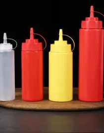 Botol Kecap Saus Mayones Anti Tumpah Plastik 300ml THP