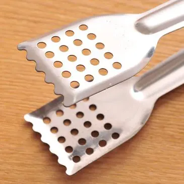 Penjepit Makanan Kue Gorengan Stainless Steel Kotak - Gambar 4