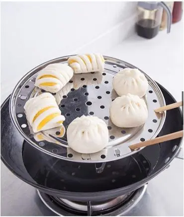 Tatakan Alas Kukus Stainless Steel Lubang Dia. 20cm