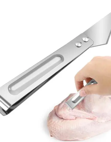 Alat Pencabut Pembersih Bulu Ayam 2in1 Stainless Steel