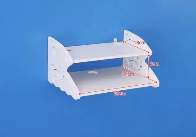 Rak Box Router Rak Tempat Wifi Router Set Top Box DVD Modem 2 Susun Vintage M539 ...