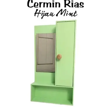 Rak Kosmetik Moly Gantung Free Cermin - Gambar 3