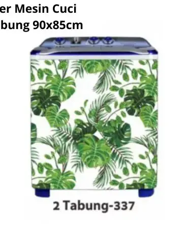 Stiker Mesin Cuci Tipe 2 Tabung 90x85cm Kode 337