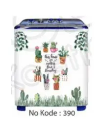 Stiker Mesin Cuci Tipe 2 Tabung 90x85cm Kode 390