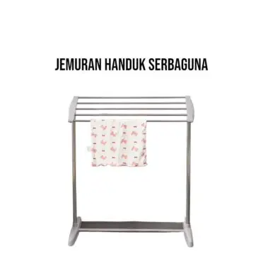 Jemuran Handuk Rocio Serbaguna Portable Minimalis - Gambar 2
