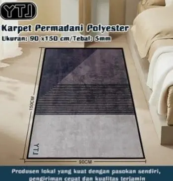 Karpet permadani polyester 150 x 90 cm variasi 4 SJR