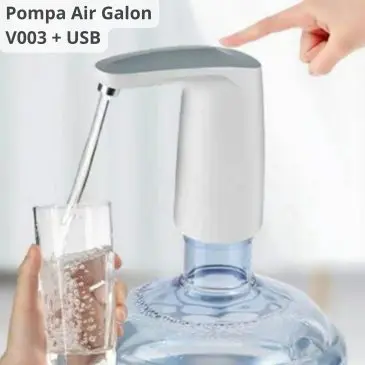 Pompa Air Galon Elektrik Portable V033 + USB
