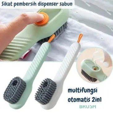 Sikat pembersih dispenser sabun multifungsi otomatis 2in1