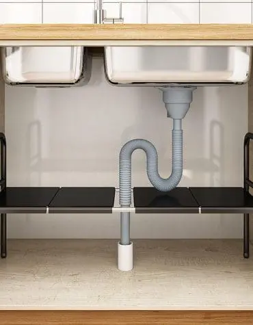 Rak Panci Bawah Wastafel & Dalam Lemari 1 Susun Serbaguna