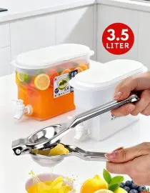 Paket Hemat Dispenser Jus  3.5 Liter + Alat Peras jerus Stainless
