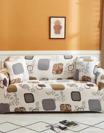 Cover Sarung Penutup Sofa Motif Graphic Uk. 1 Seater 90-140cm