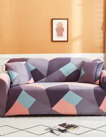 Cover Sarung Penutup Sofa Motif Magic Cube Uk. 1 Seater 90-140cm