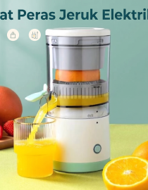 Alat Peras Jeruk Elektrik Tanpa Kabel (Wireless) - Juicer Portable Praktis