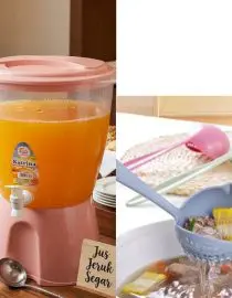 Paket Hemat Dispenser Air Minum  Kapasitas 8 Liter Bahan Plastik + Sendok Kuah