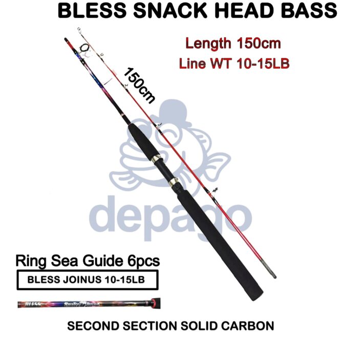 BLESS SNACK HEAD BASS 10-15LB