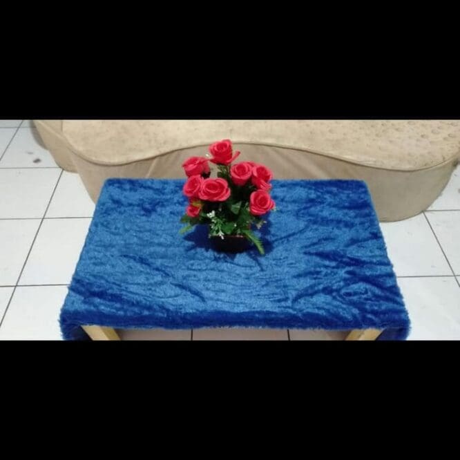 Taplak meja rasfur biru tua - Gambar 4