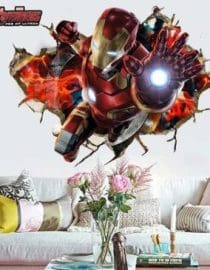 Stiker dinding iron man