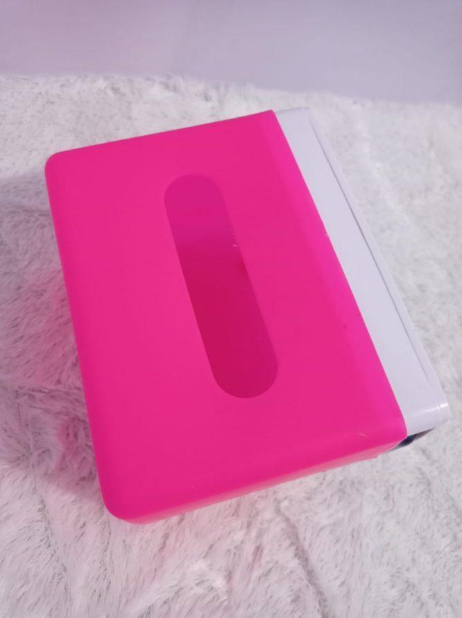Kotak tisu model tv pink fanta4