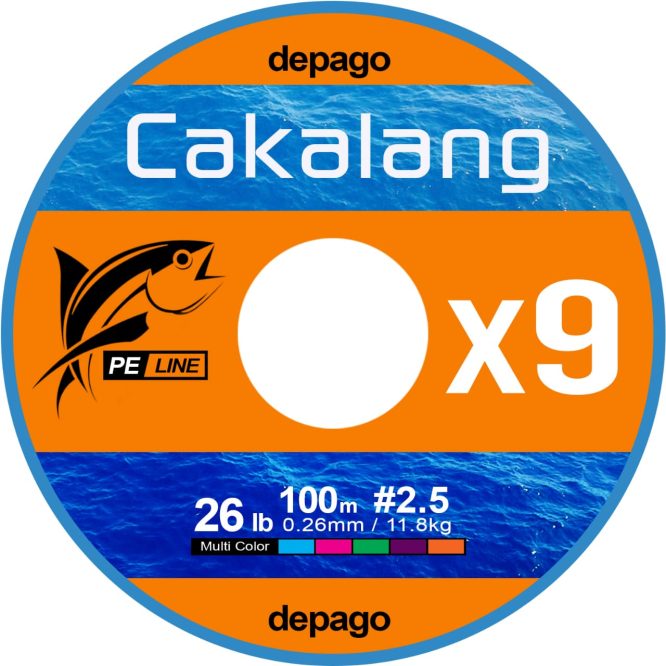 Depago cakalang X9 100M 2.5